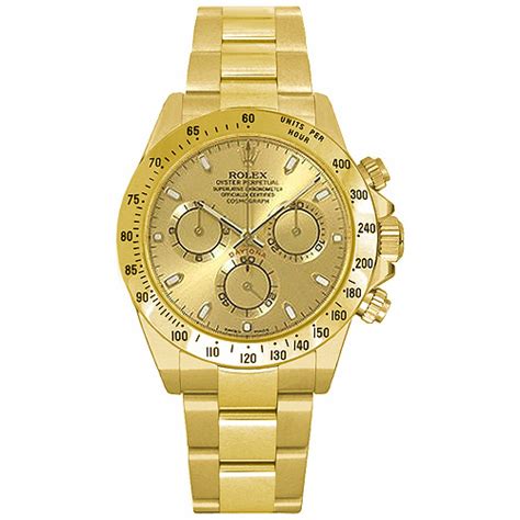 rolex daytona 18k gold|daytona men's rolex solid gold.